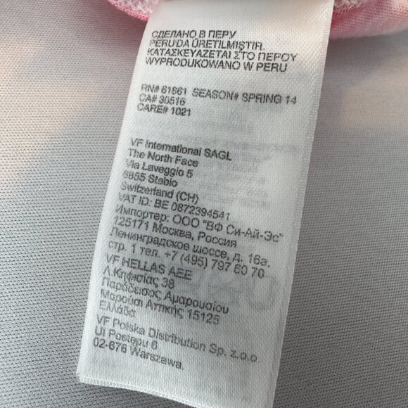 The North Face Women's U Neck Workout Tank Top Large Pink Dye TNF Training Shirt - Picture 11 of 13